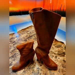 SMOOTH SUEF RICH BROWN BOOTS